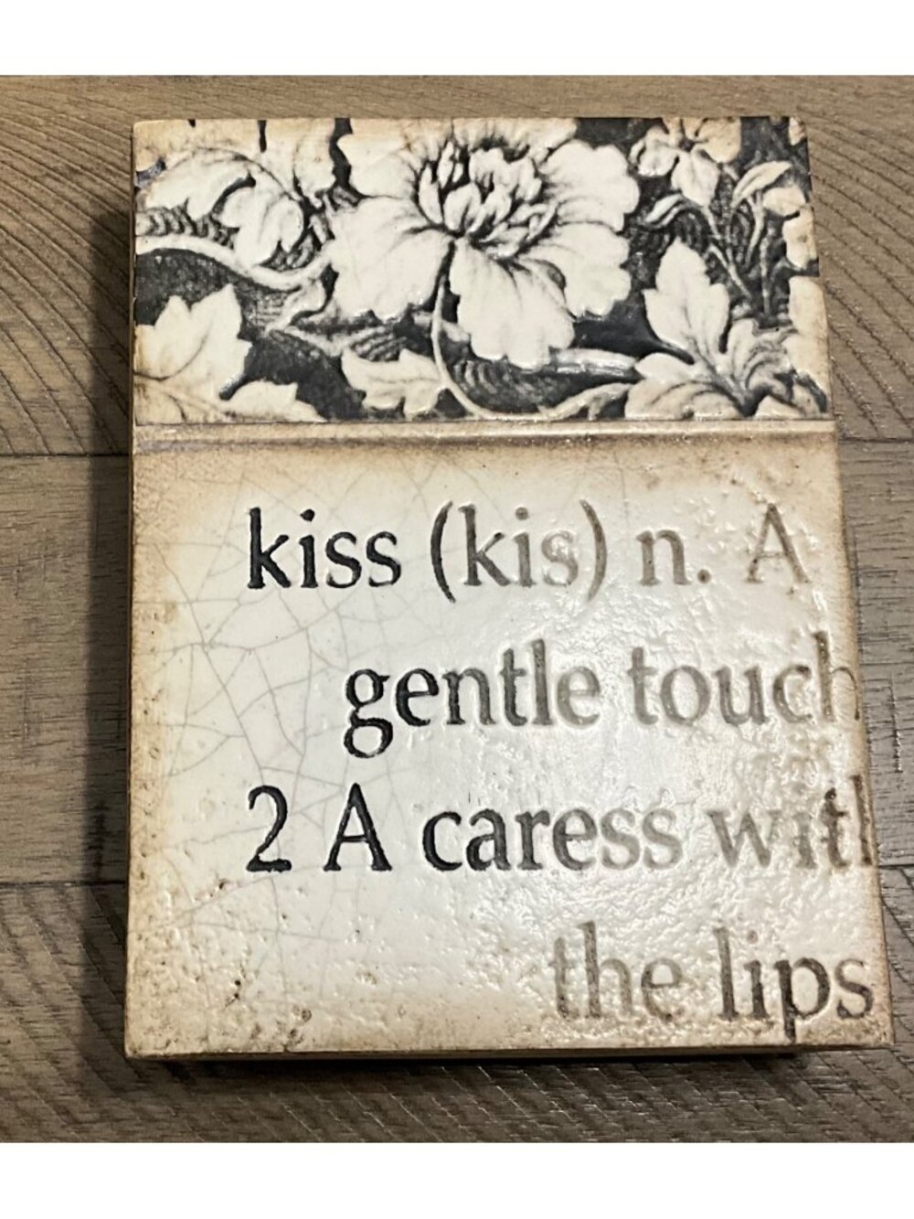 Sid Dickens Memory Wall Tile Block T-285 First Kiss Jesus Christ